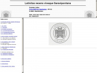 voxlatina.uni-saarland.de Webseite Vorschau