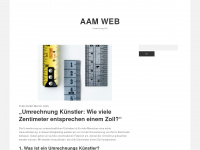 aam-web.de Webseite Vorschau