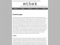 mthek.de Webseite Vorschau