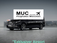muc-airportshuttle.de Webseite Vorschau