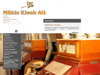 muehle-kleeb.ch Webseite Vorschau