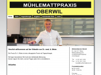 muehlemattpraxis.ch Webseite Vorschau