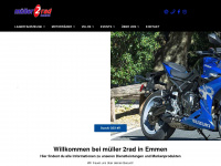 mueller-2rad.ch Webseite Vorschau