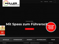 mueller-fahrschule.ch Webseite Vorschau