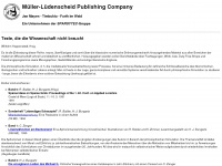 mueller-luedenscheid-publishers.de Webseite Vorschau