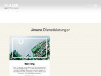 mueller-recycling.ch Webseite Vorschau
