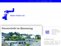 mueller-rieder.ch Webseite Vorschau