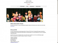 muellers-marionettentheater.de Webseite Vorschau