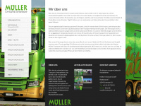 muellertransporte.ch Webseite Vorschau