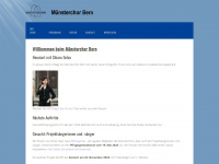 muensterchor.ch Webseite Vorschau