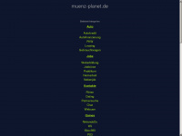 muenz-planet.de Webseite Vorschau