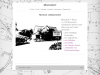 muenzdorf.de Webseite Vorschau
