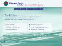 muenzgass-schule.ch Webseite Vorschau
