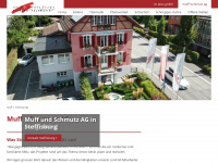 muff-schmutz.ch Webseite Vorschau