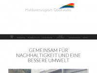muldentransporte-ow.ch Webseite Vorschau