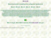 muls.de Webseite Vorschau