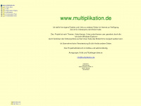 Multiplikation.de