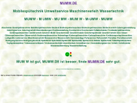 mumw.de Webseite Vorschau