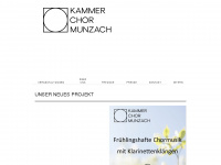 munzachchor.ch Webseite Vorschau