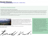 murgtalmuseum-bermersbach.de Webseite Vorschau