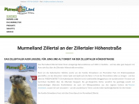 murmelland-zillertal.at Webseite Vorschau