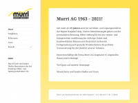 murri-ag.ch Webseite Vorschau