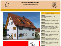museum-waldstetten.de Webseite Vorschau