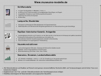 museums-modelle.de Webseite Vorschau