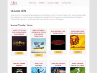 musical1.de Webseite Vorschau