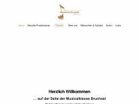 musicalklasse.de Webseite Vorschau