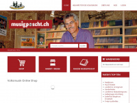 musigposcht.ch Webseite Vorschau