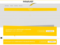 rigaplast.de Webseite Vorschau