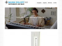 musik-egloff.ch Webseite Vorschau