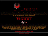 musik-fire.de Webseite Vorschau