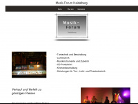 musik-forum-heidelberg.de Webseite Vorschau
