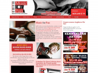 musik-schule.at Webseite Vorschau