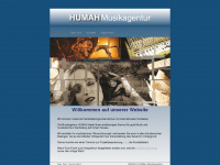 musikagentur-humah.de Webseite Vorschau