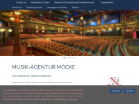 musikagentur-moecke.de Webseite Vorschau
