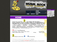 musikbock.de Webseite Vorschau