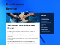musikbunker-bremen.de Webseite Vorschau
