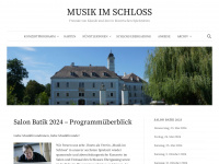 musikimschloss.at Webseite Vorschau