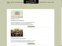 musikinsachsen.de Webseite Vorschau