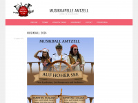 musikkapelle-amtzell.de Webseite Vorschau