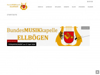 musikkapelle-ellboegen.at Webseite Vorschau