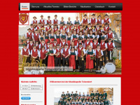 musikkapelle-teisendorf.de Webseite Vorschau