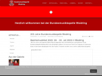 musikkapelle-waidring.at Webseite Vorschau
