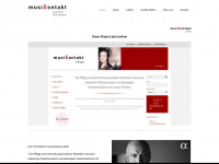 musikontakt.ch Webseite Vorschau