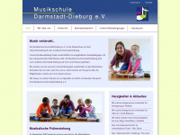 musikschule-darmstadt-dieburg.de Webseite Vorschau