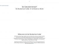 musikschule-huttwil.ch Webseite Vorschau