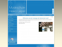 musikschule-lepel.de Webseite Vorschau